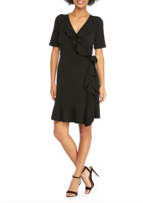 THE LIMITED Shortened Ruffle Front Dress | belk