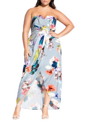 City Chic Plus Size Contempo Floral Maxi Dress | belk