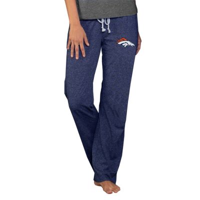Concepts Sport Nfl Ladies Denver Broncos Quest Pant, Navy Blue, X-Large -  0884621576621