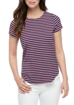 Cupio Short Sleeve Stripe T Shirt | belk