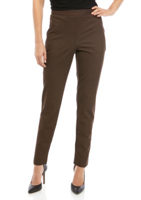 JONES NEW YORK Grace Pull On Pants with Invisible Zip Pockets | belk