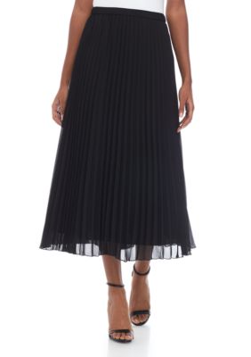 Anne Klein Pleated Maxi Skirt | belk