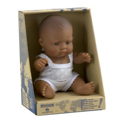 Miniland Educational Corporation 31127 Newborn Baby Doll Hispanic Boy 8 1/4