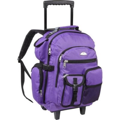 Better Than A Brand Deluxe Wheeled Backpack - Dark Purple