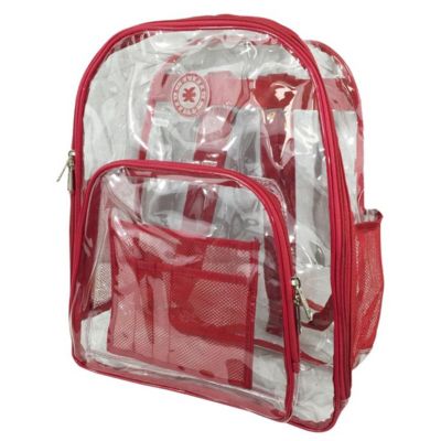 Better Than A Brand Deluxe 17 In. See-Through Clear 0.5 Mm. Pvc Backpack