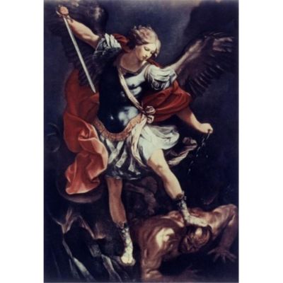 Posterazzi Sal9006258 Archangel Michael Guido Reni 1575-1642 Bolognese Poster Print - 18 X 24 In