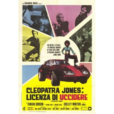 Posterazzi Mov377366 Cleopatra Jones C.1973 - Italian - Style A Movie Poster - 11 X 17 In