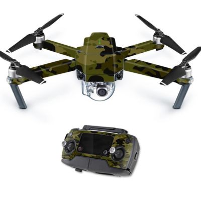 Mightyskins Djmavpro-Green Camouflage Skin Decal Wrap For Dji Mavic Pro Quadcopter Drone - Cover Green Camouflage