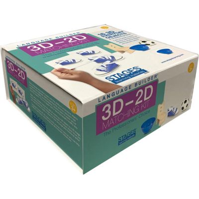 Stages Learning Materials Slm009 Language Builder 3D - 2D Matching Kit