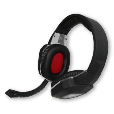 Grand Gamers Guild Wireless Gaming Headset For Xbox One, Playstation 4, And Pc, Black & Red
