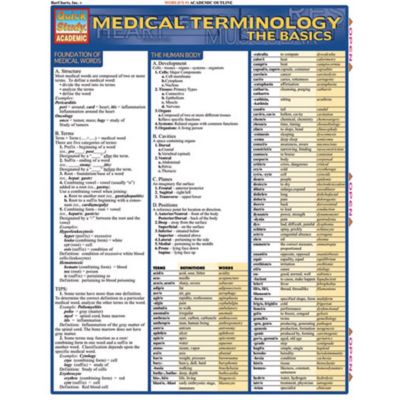 Mc Laren Barcharts- Inc. 9781572225381 Medical Terminology- The Basics