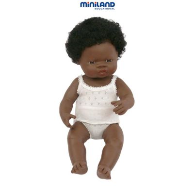 Miniland Educational Corporation 31154 Baby Doll African Girl 15