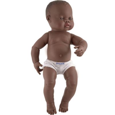 Miniland Educational Corporation 31003 Newborn Baby Doll African Boy 15