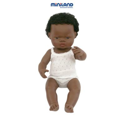 Miniland Educational Corporation 31153 Baby Doll African Boy 15