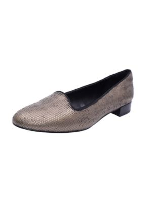 Isola Women's Casoria Anthracite Leather Slip-On Shoes