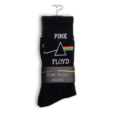 Pink Floyd Men's Socks ""dark Side Of The Moon"", Black, Large -  841657001626