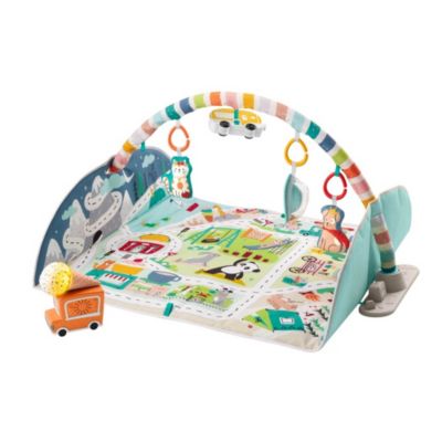 Fisher-Price Activity City Gym To Jumbo Play Mat With Music And Lights