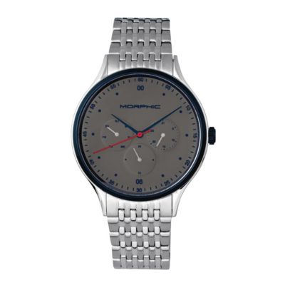 Men's Morphic M65 Series Bracelet Watch W/day/date