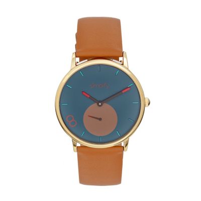 Simplify The 7200 Leather-Band Watch
