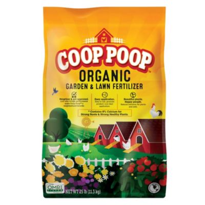 Pearl Valley Organix Healthy Grow Coop Poop 2-4-3 Organic Garden And Lawn Fertilizer, 25 Lb Bag