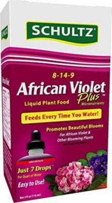 Schultz (#spf44900) African Violet Plus Liquid Plant Food 8-14-9, 4 Oz