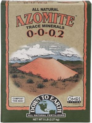 Down To Earth (#dte07851) Organic White Azomite Powder 0-0-0.2, 5 Lb