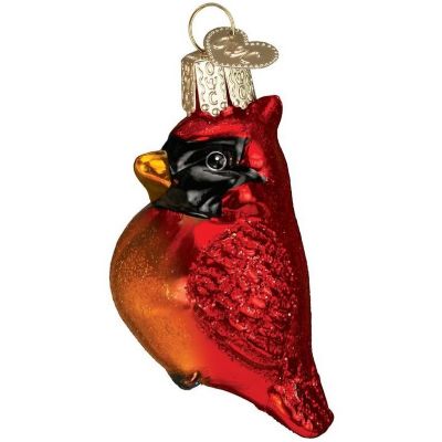 Old World Christmas Mini Cardinal Glass Blown Ornament