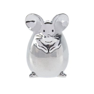 Ganz Zinc Pocket Charm With Story Card, Cheerful Little Mouse