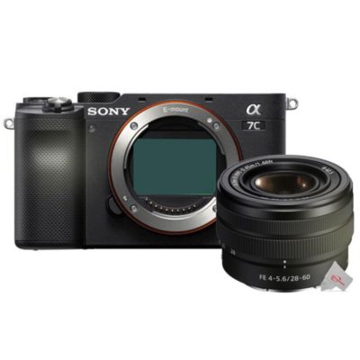 Sony Alpha A7C 24.2Mp Full-Frame Exmor R Bsi Sensor Mirrorless Digital Camera With 28-60Mm Lens