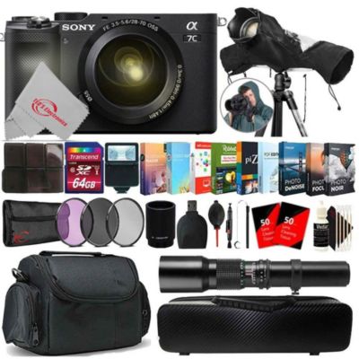 Sony Alpha A7C 24.2Mp Full-Frame Mirrorless Digital Camera With 28-70Mm Zoom Lens + Top Accessory Kit