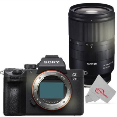 Sony A7 Iii Full-Frame Mirrorless Digital Camera With Tamron 28-75Mm F2.8 Di Iii Rxd Lens