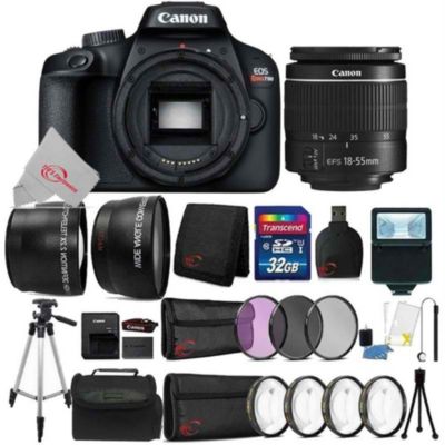 Canon Eos T100 18Mp Digital Slr Camera + 18-55Mm Lens + 32Gb Accessory Kit