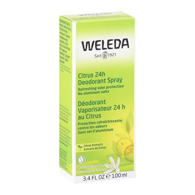 WELEDA Citrus Deodorant, 3.4 FZ