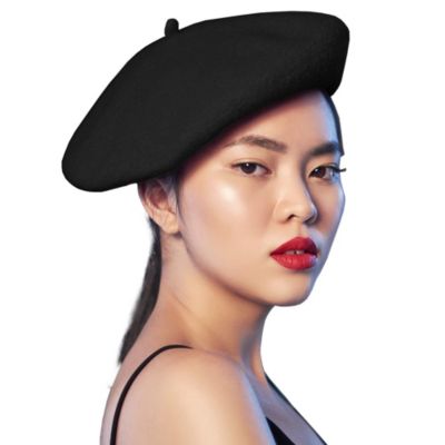 Skeleteen Black French Style Beret - Women's Classic Beret Hat Casual - 1 Piece | belk