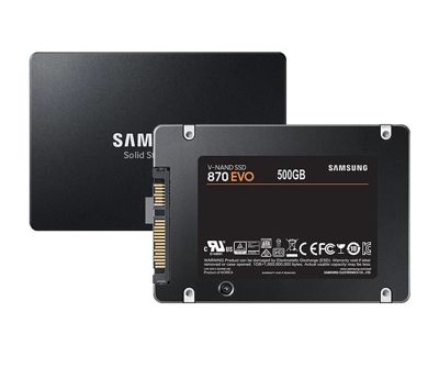 Samsung 870 Evo Sata Ssd 500Gb 2.5â Internal Solid State Hard Drive, 77E500E