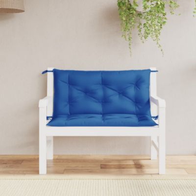 Vidaxl Garden Bench Cushion Blue 39.4"" Oxford Fabric