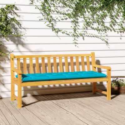 Vidaxl Garden Bench Cushion Turquoise 59.1""x19.7""x2.8"" Oxford Fabric -  8720845710361