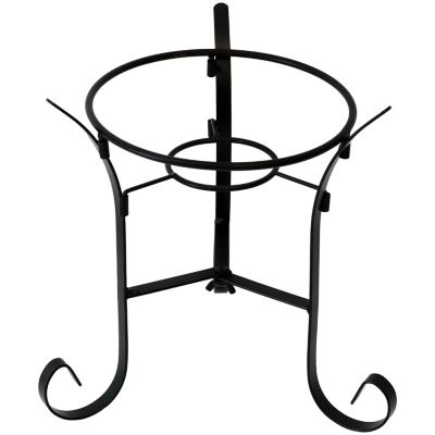 Sunnydaze Decor Sunnydaze Traditional Style Steel Outdoor Gazing Globe Stand - Black