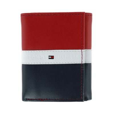 Tommy Hilfiger Leather Americana Extra Capacity Trifold Wallet |