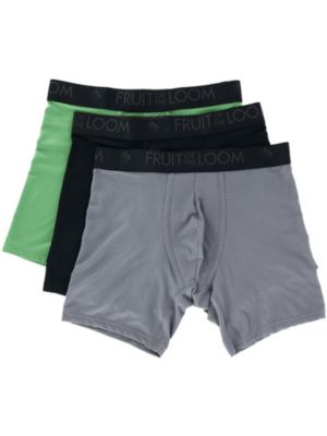 Fruit Of The Loom Men's Breathable Micro Mesh Boxer Briefs (3 Pair Pack)