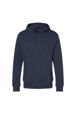 J. America Men's Gaiter Fleece Hooded Sweatshirt, Navy Blue, 3X