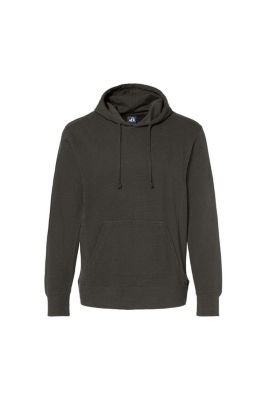 J. America Men's Ripple Fleece Hooded Sweatshirt, Black, Medium