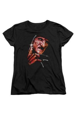 Nightmare On Elm Street Freddys Face Short Sleeve Women's Tee / T-Shirt