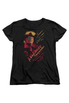 Nightmare On Elm Street Freddy Claws Short Sleeve Women's Tee / T-Shirt