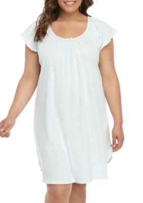 Miss Elaine Plus Size Cottonessa Short Nightgown | belk