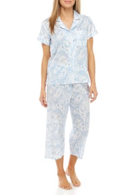 Miss Elaine 2 Piece Cotton Lawn Pajama Set | belk