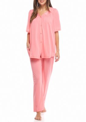 Miss Elaine Tricot Pajama Set | Belk