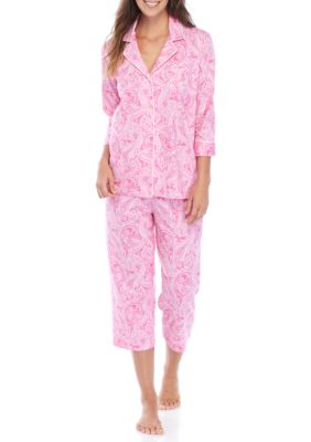 Lauren Ralph Lauren Knit Capri Pajama Set | belk