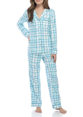 New Directions® Notch Collar Pajama Set | belk