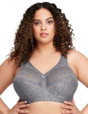 Glamorise Women's Plus Size Full Figure MagicLift Comfort Bra with Posture  Back #1064, : : Clothing, Shoes & Accessories